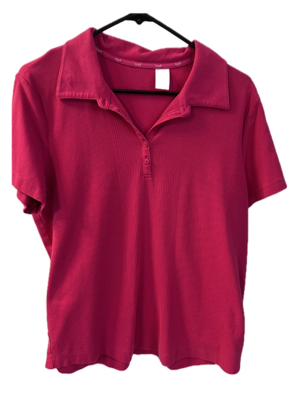 Liz Golf Women’s Pink Polo-Style Short Sleeve Top